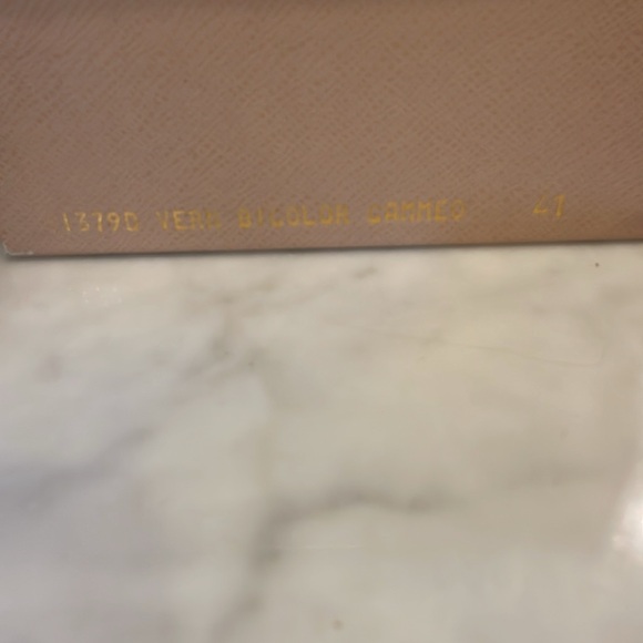 Prada sz EU 41 bicolor patent leather silver buckle block heel shoe - Picture 11 of 11